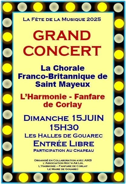 Concert Poster Gouarec 15.06.2025
